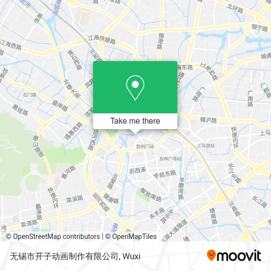 无锡市开子动画制作有限公司 map