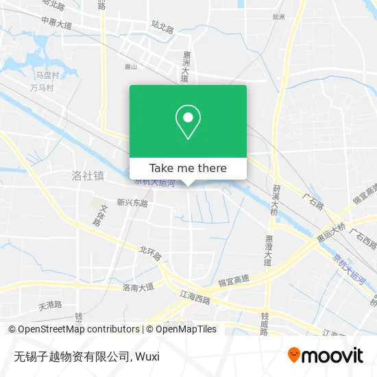 无锡子越物资有限公司 map