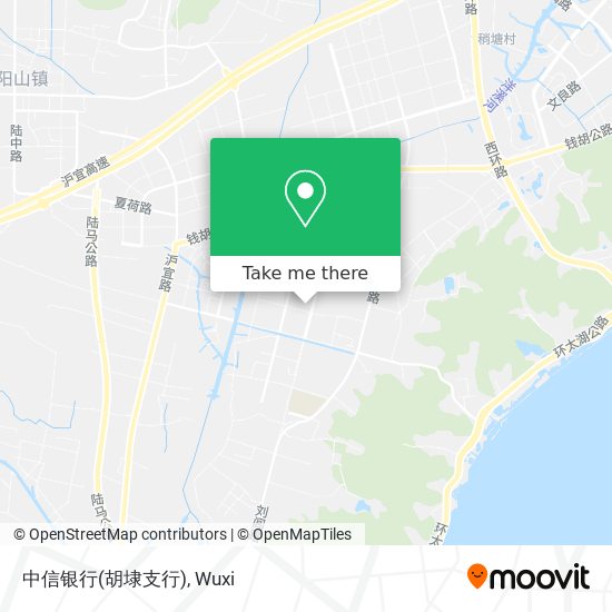 中信银行(胡埭支行) map