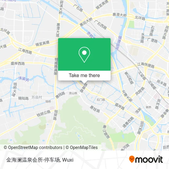 金海澜温泉会所-停车场 map