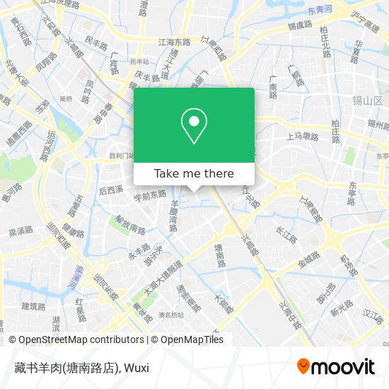 藏书羊肉(塘南路店) map