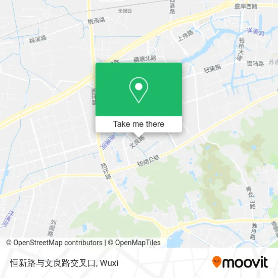 恒新路与文良路交叉口 map