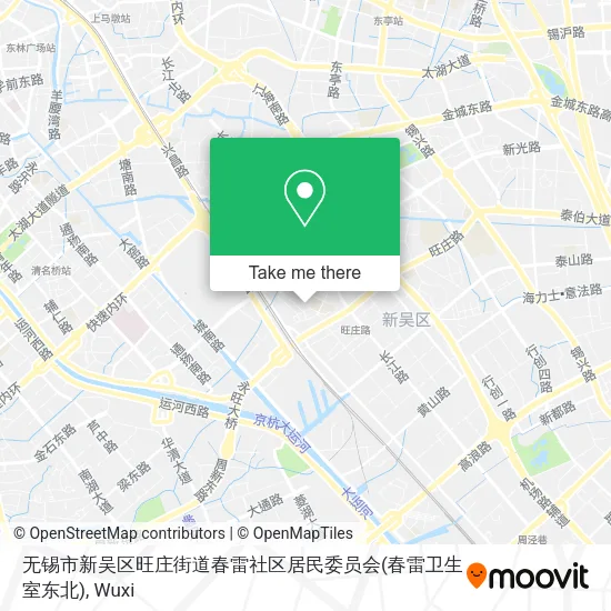无锡市新吴区旺庄街道春雷社区居民委员会(春雷卫生室东北) map