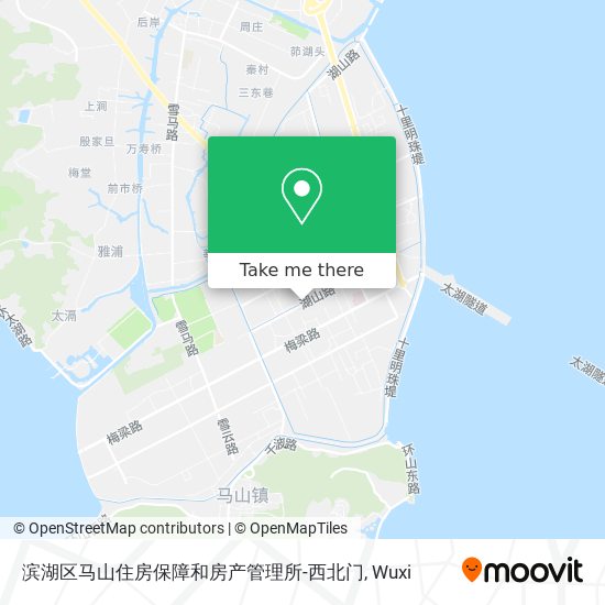 滨湖区马山住房保障和房产管理所-西北门 map