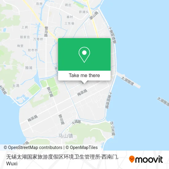 无锡太湖国家旅游度假区环境卫生管理所-西南门 map