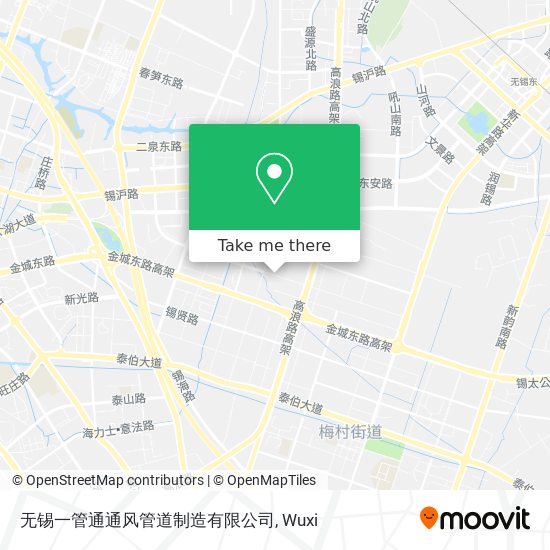 无锡一管通通风管道制造有限公司 map