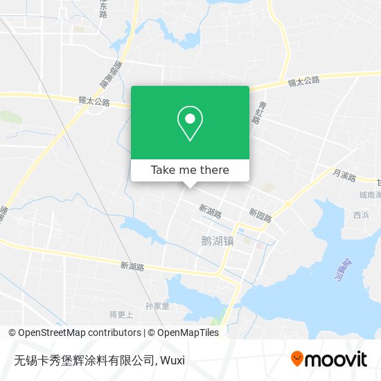 无锡卡秀堡辉涂料有限公司 map