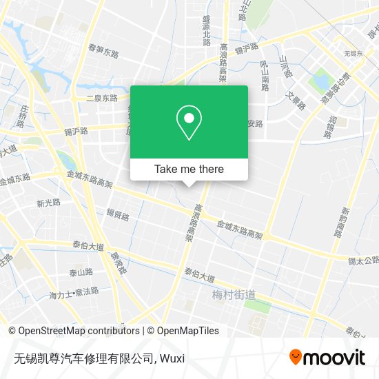 无锡凯尊汽车修理有限公司 map