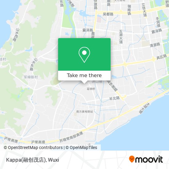 Kappa(融创茂店) map