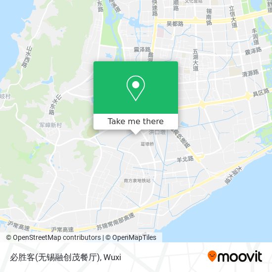 必胜客(无锡融创茂餐厅) map