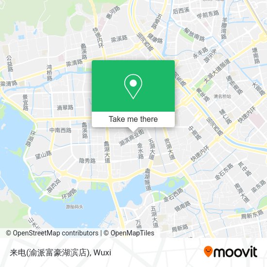 来电(渝派富豪湖滨店) map
