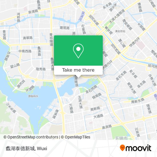 蠡湖泰德新城 map