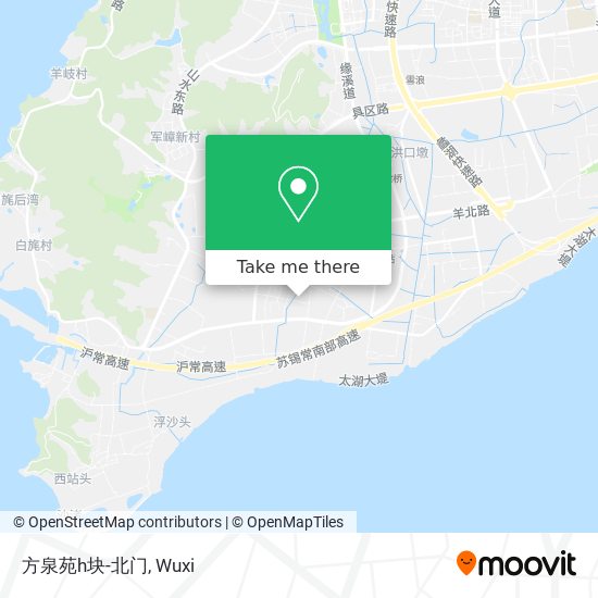 方泉苑h块-北门 map