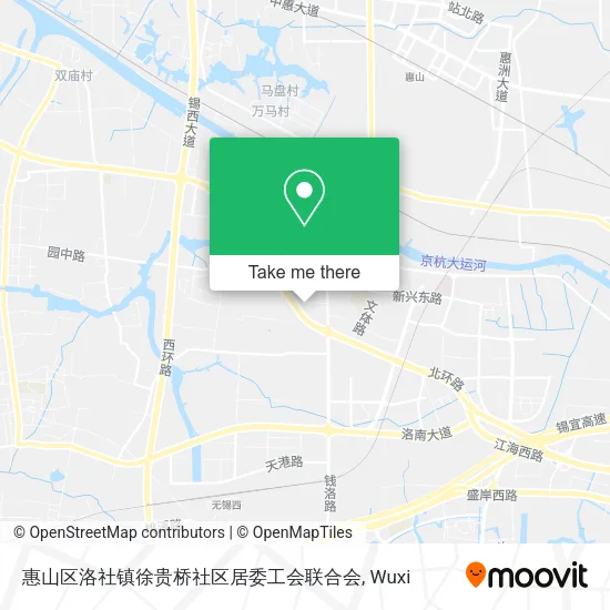 惠山区洛社镇徐贵桥社区居委工会联合会 map