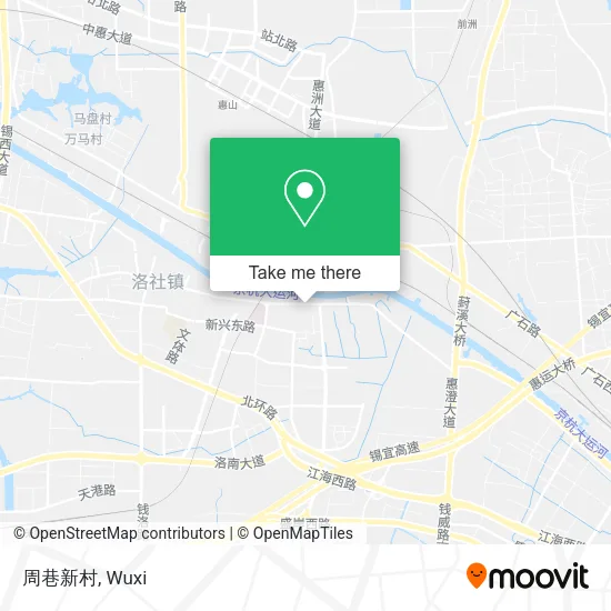 周巷新村 map