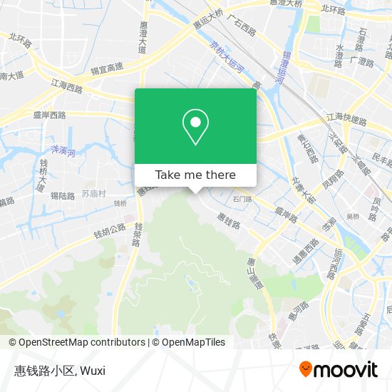 惠钱路小区 map