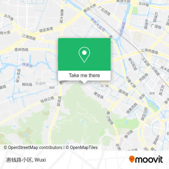 惠钱路小区 map
