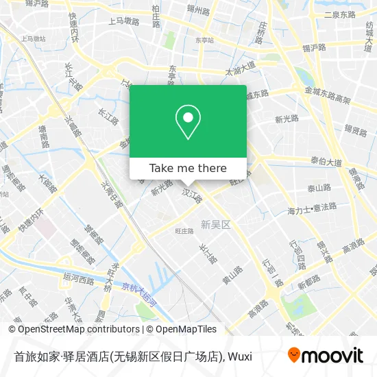 首旅如家·驿居酒店(无锡新区假日广场店) map
