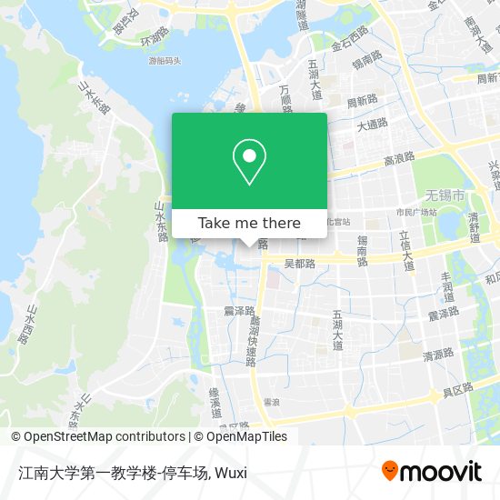 江南大学第一教学楼-停车场 map