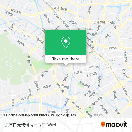 集市口无锡馄饨一分厂 map