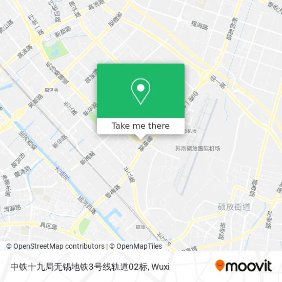 中铁十九局无锡地铁3号线轨道02标 map
