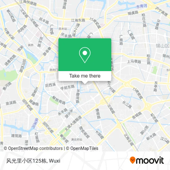 风光里小区125栋 map