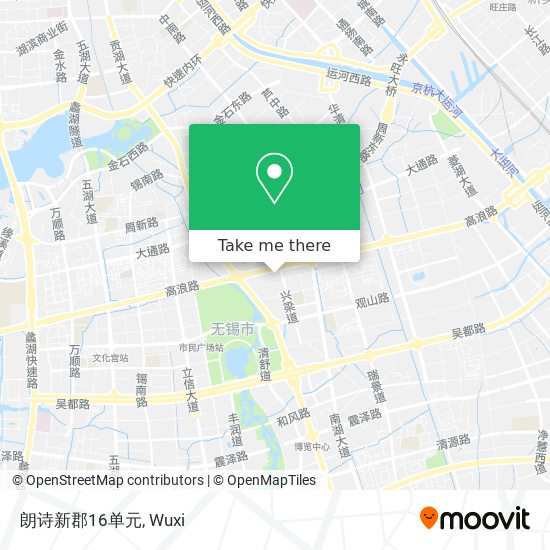 朗诗新郡16单元 map