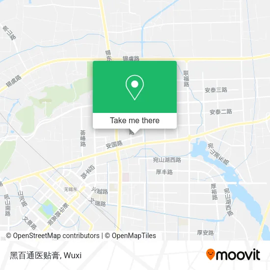 黑百通医贴膏 map