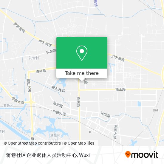 蒋巷社区企业退休人员活动中心 map