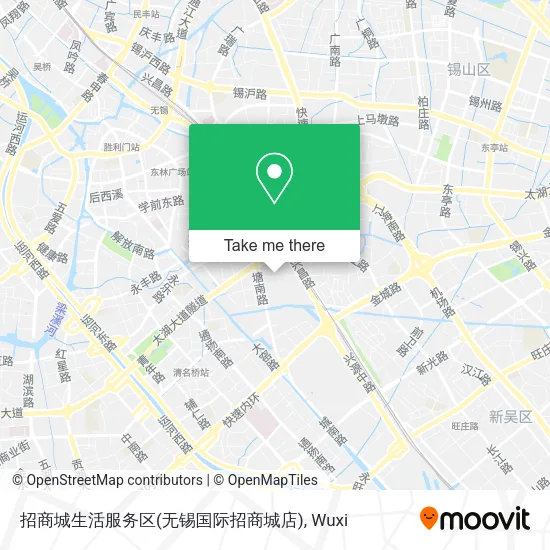 招商城生活服务区(无锡国际招商城店) map