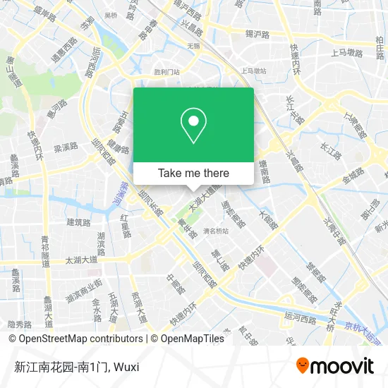 新江南花园-南1门 map