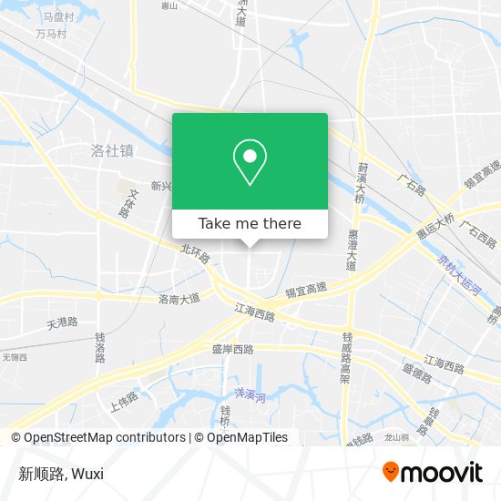 新顺路 map