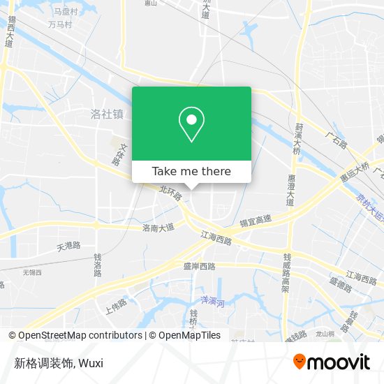 新格调装饰 map
