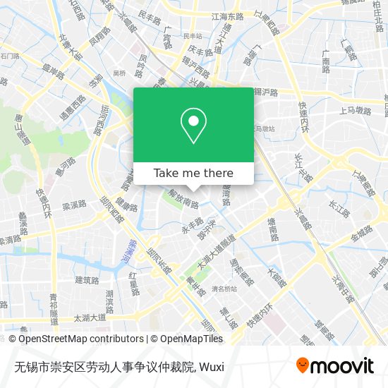 无锡市崇安区劳动人事争议仲裁院 map