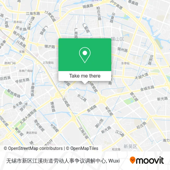 无锡市新区江溪街道劳动人事争议调解中心 map