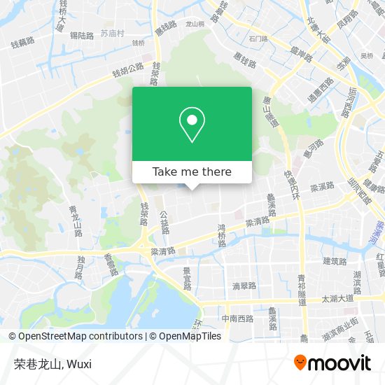 荣巷龙山 map