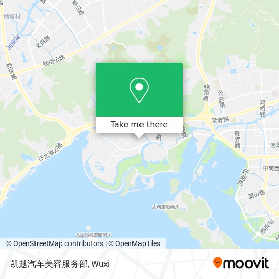 凯越汽车美容服务部 map