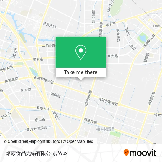 焙康食品无锡有限公司 map