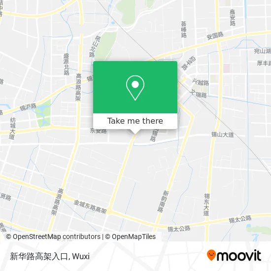 新华路高架入口 map