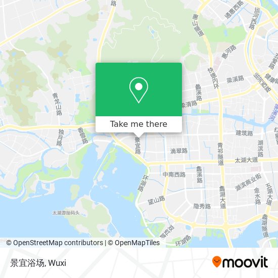景宜浴场 map