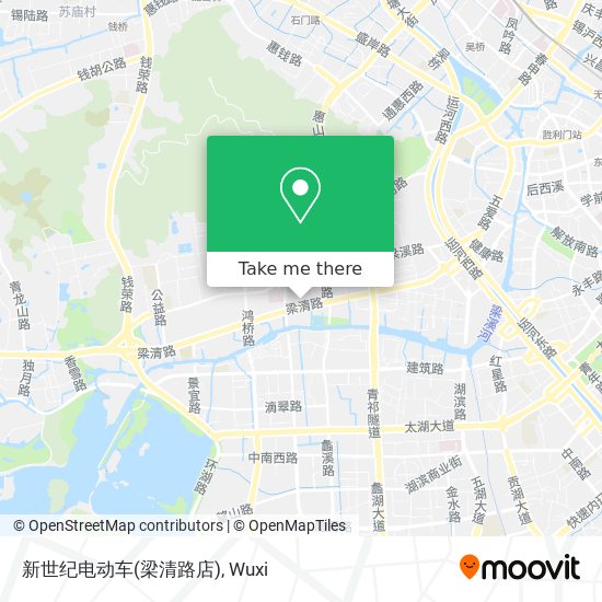 新世纪电动车(梁清路店) map