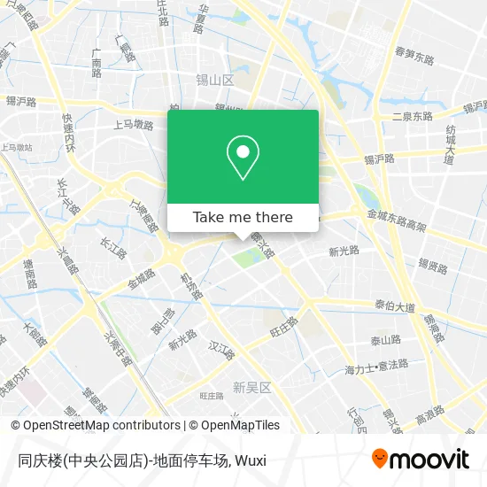 同庆楼(中央公园店)-地面停车场 map