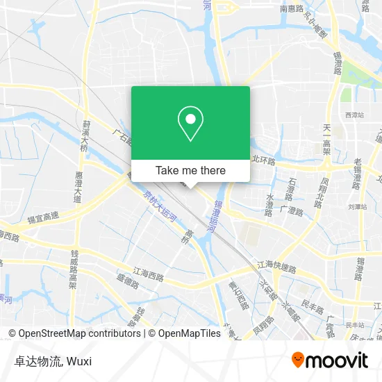 卓达物流 map