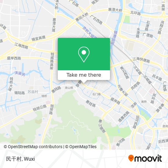 民干村 map