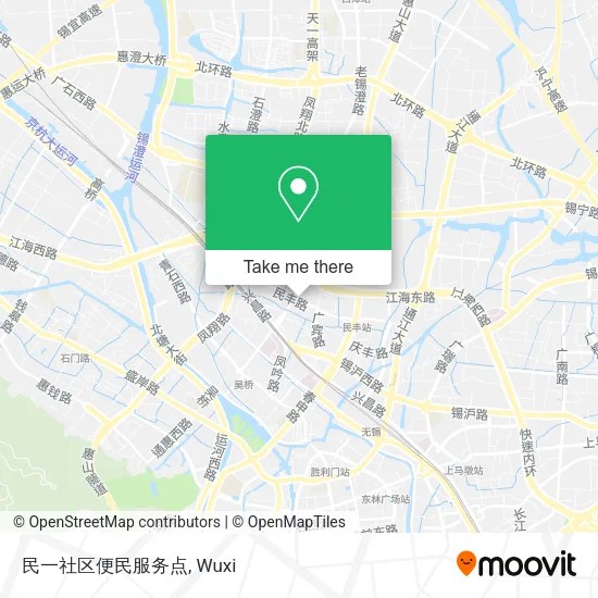民一社区便民服务点 map