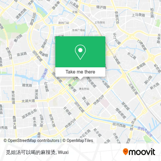 觅姐汤可以喝的麻辣烫 map