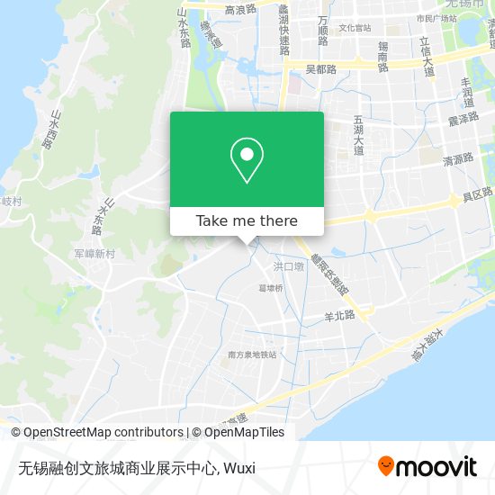 无锡融创文旅城商业展示中心 map