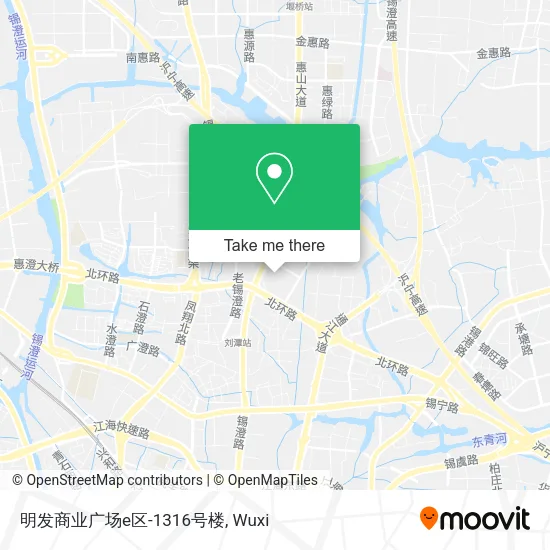 明发商业广场e区-1316号楼 map