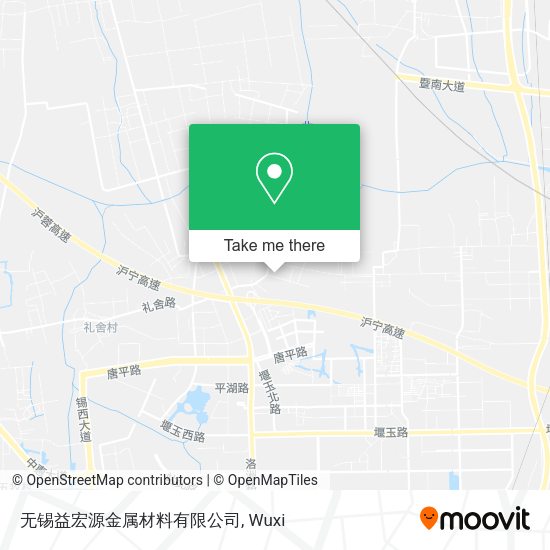 无锡益宏源金属材料有限公司 map