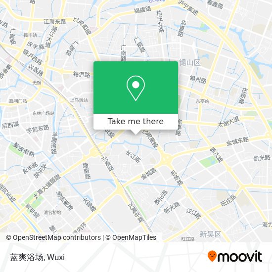 蓝爽浴场 map